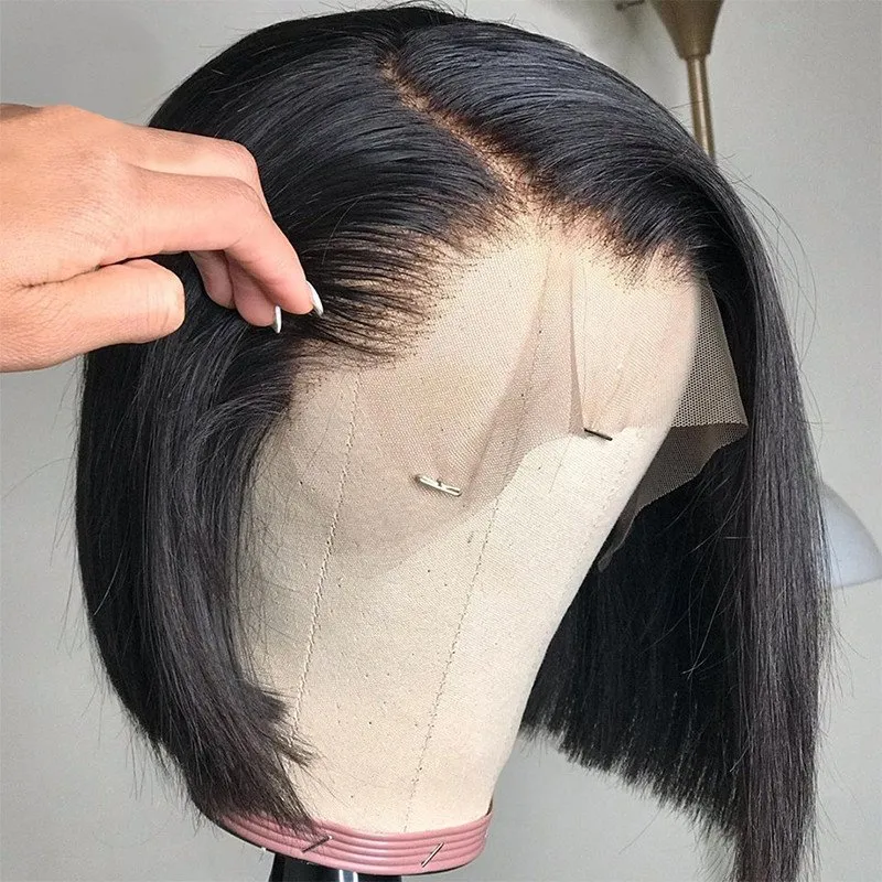 Straight Hair Bob Wig 100% Human Hair