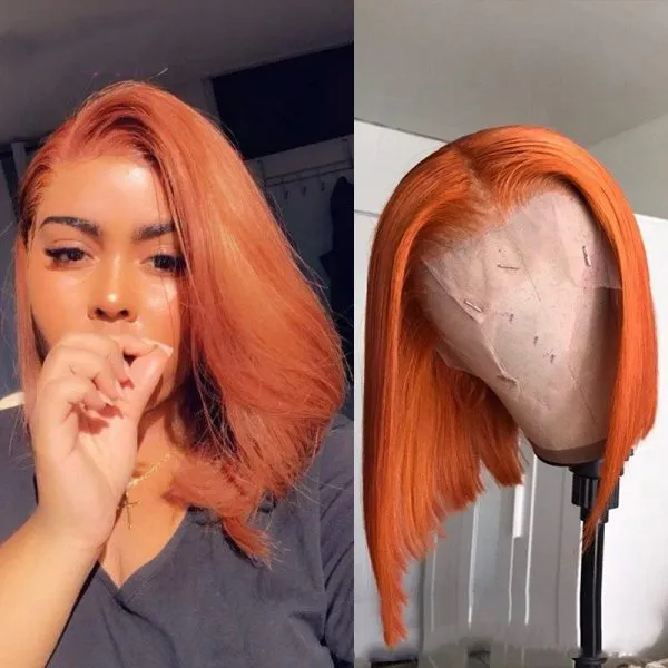 Orange Lace Front Wig