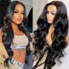 Human Hair Lace Front Wig Body Wave Wig