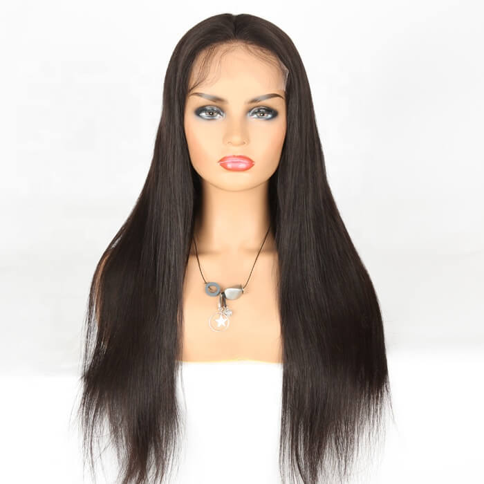 13x4 Transparent Lace Frontal Straight Glueless Wig